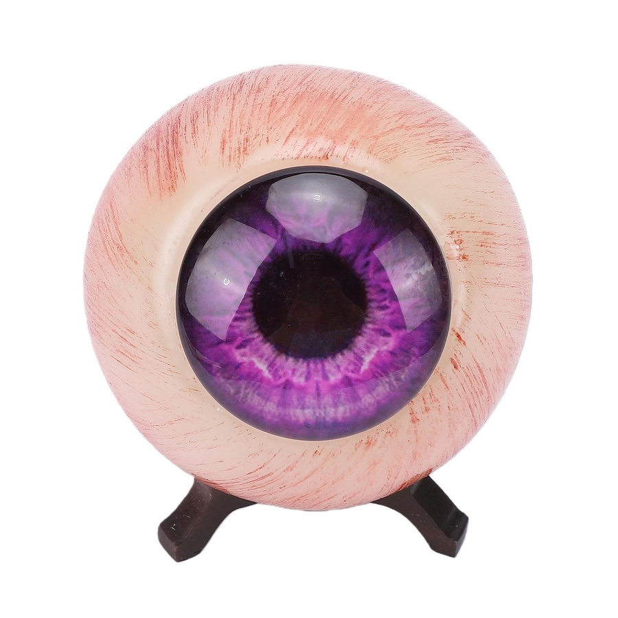 TOMTOP JMS Gruseliges Auge Dekoration aus Harz mit Ständer, Gothic Augapfel Ornament in Multicolour für Schreibtisch und Regal - Bild 2