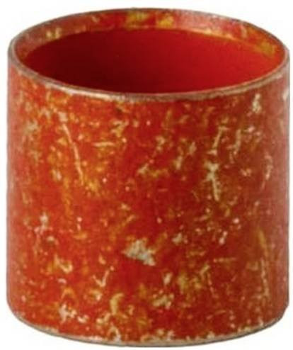 ABB Schirmanschluss zweiteilig, Farbe: Orange/Rot, 100 Stück - Bild 1