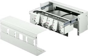 Rittal Energy-Box 3HE Verteilungsschrank DK 7480.300 Grau, Höhe: 174,6 cm, Breite: 60 cm, Tiefe: 40 cm - Bild 1