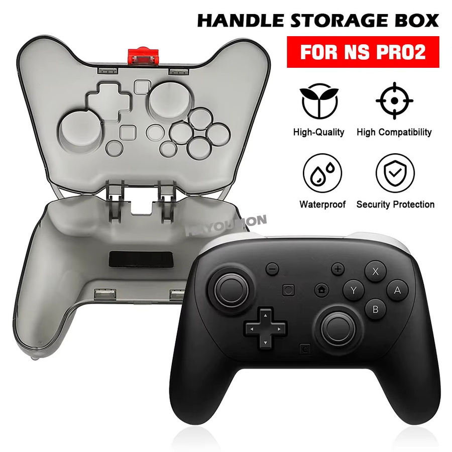 Pogopirate Transparente PC-Schutzhülle für Nintendo Switch, Kratzfeste Harte Controller-Hülle für deine Gaming-Konsole - Bild 4