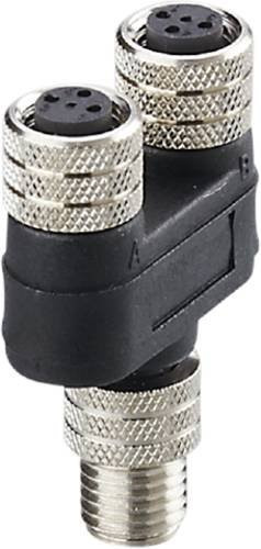 Ifm Electronic Verteilerleitung E12269, Polzahl 4/3, Schwarz - Bild 1
