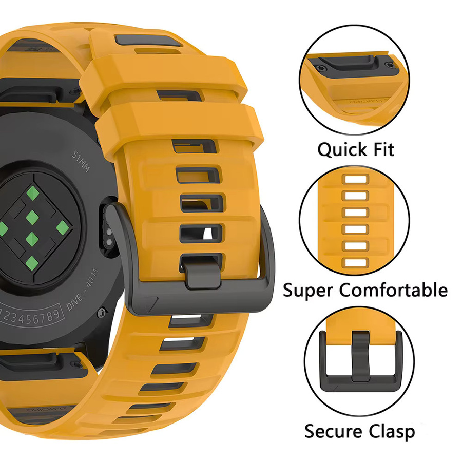 LHDWY Uhrenarmband Silikon, Quickfit, Unisex - Bild 4