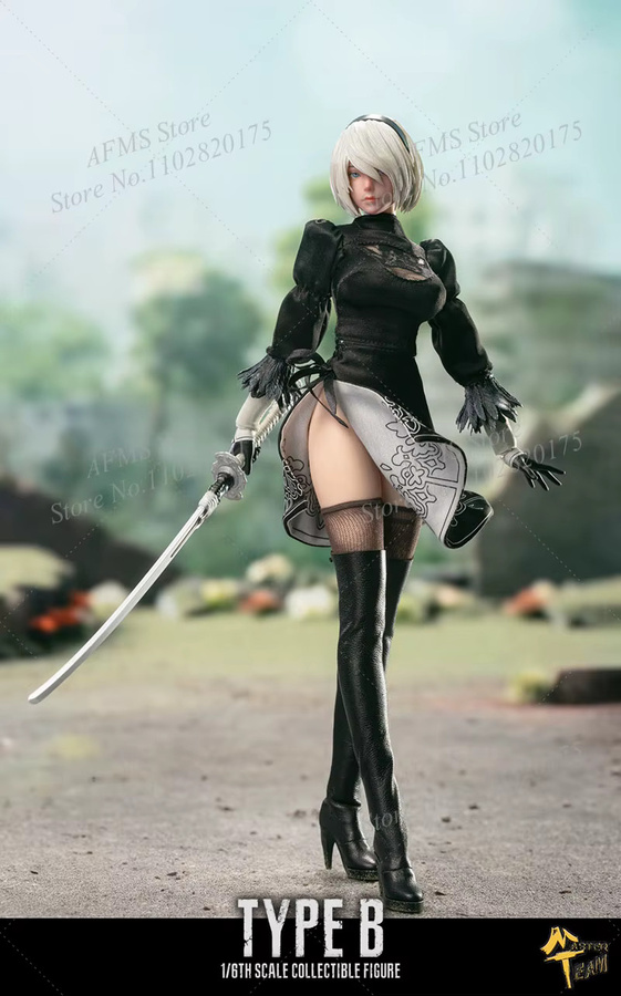 Hot Toys Nier 2B, Actionfigur, 1/6 Maßstab, Komplettset - Bild 2
