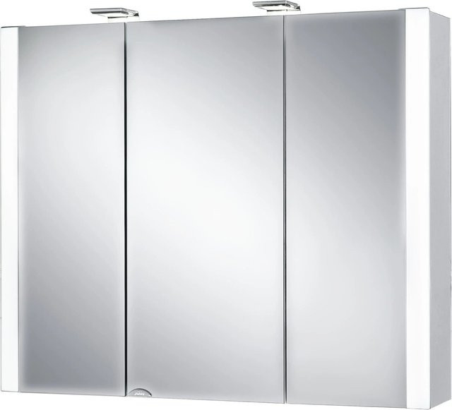 Jokey Spiegelschrank Jarvis in Hochglanz Weiß, B: 80 cm, H: 69 cm, T: 22,5 cm - Bild 1