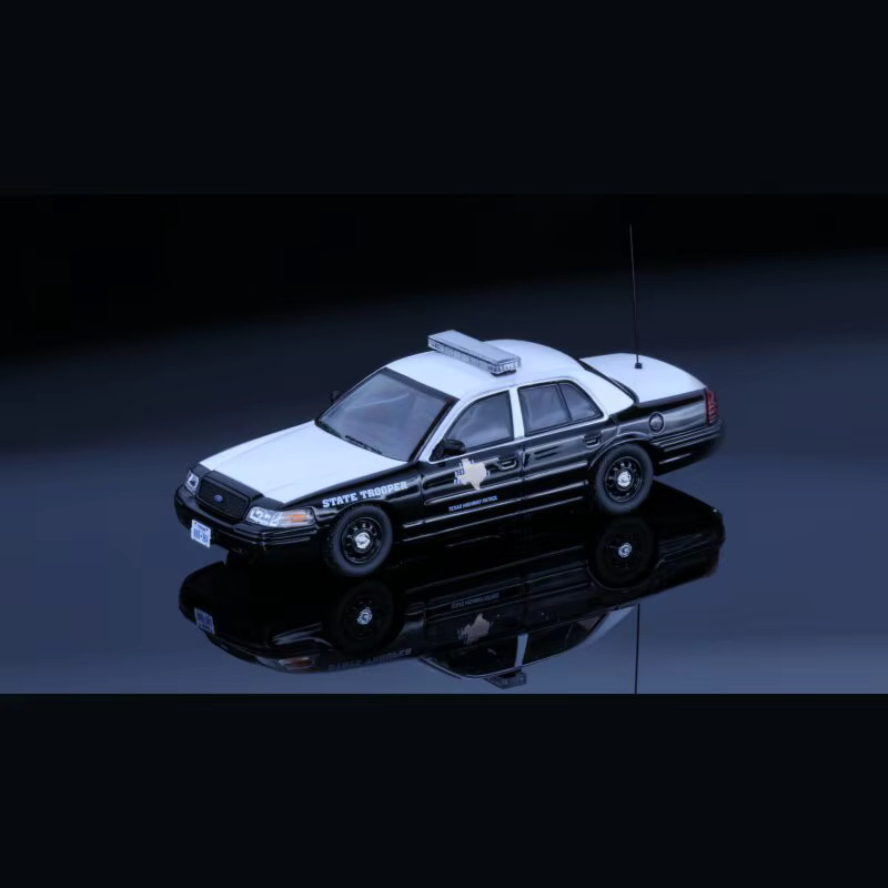 MASSDI Victoria Crown Tennessee Highway Patrol THP, Legierungsautomodell, 1:64, Polizei, Metall - Bild 1