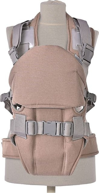 Lorelli Babytrage 3 in 1 Tragehilfe Weekend Bauchtrage in Beige/Braun für 2 Richtungen ab 4 Monaten - Bild 1