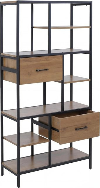 Regalschrank MCW-P11 Industrial im Design Eucalyptus/Pine, Braun, B/H/T: 81 x 150 x 33 cm - Bild 2