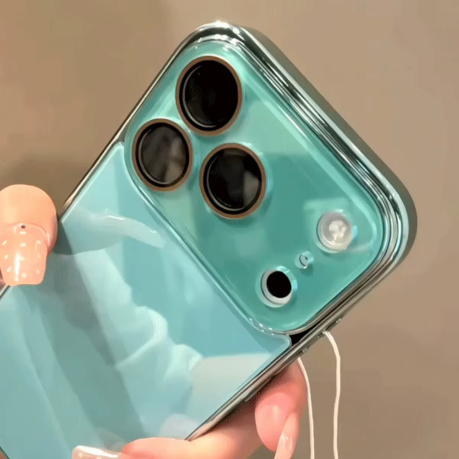 Stoßfeste Kamera-Schutzhülle aus gehärtetem Glas mit Beschichtung für iPhone 17 16 15 14 13 12 Pro Max in Grün - Bild 2