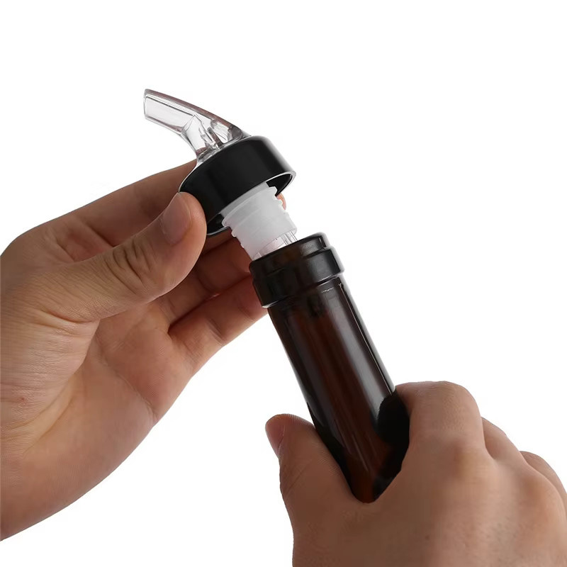 Subliva Set aus 3 automatischen Flaschenausgießern mit 30 ml Dosierung in Rot für Wein, Cocktails und Spirituosen - Bild 3