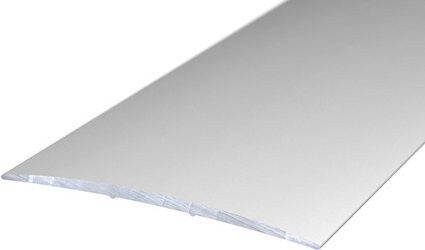Carl Prinz Übergangsprofil aus Aluminium, silberfarben, B: 80 mm, H: 5 mm, ungelocht - Bild 1