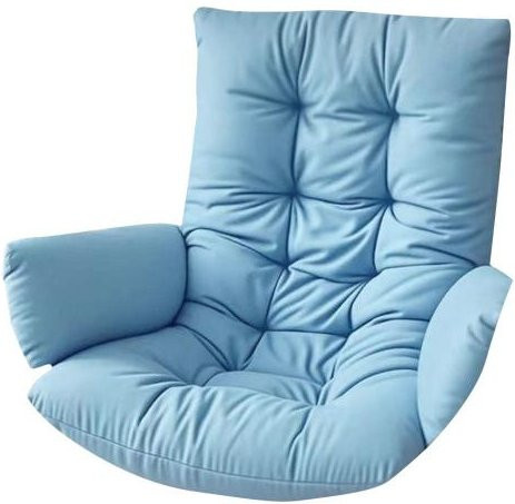 Hercules Wasserdichtes Ersatzkissen für Eierstuhl und Hängesessel in Blau, Oval, Polyester - Bild 1