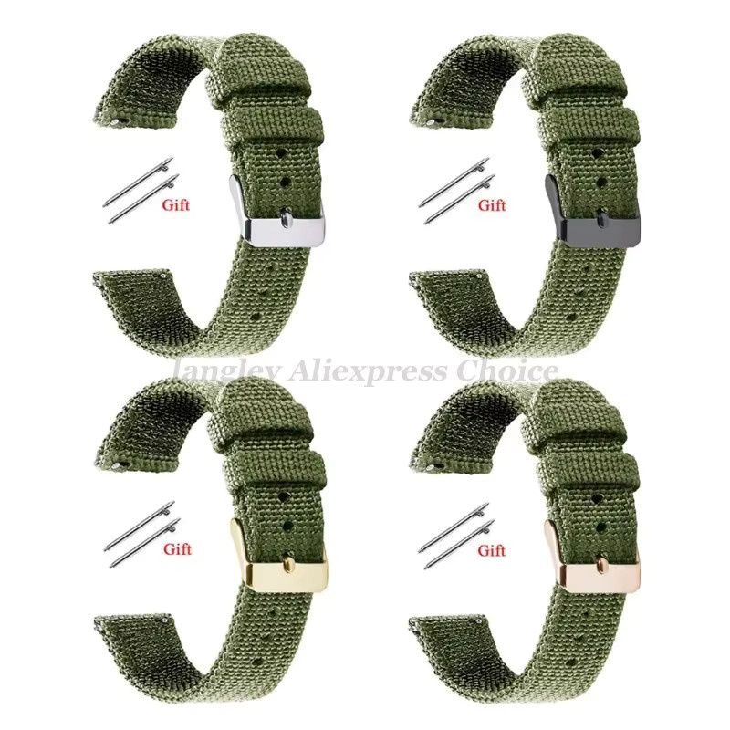Uhrenarmband Nylon Canvas, Textil/NATO, Bunt, Unisex - Bild 4