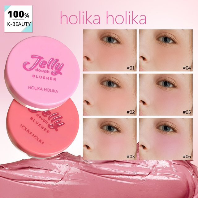 HOLIKA Jelly Dough Blusher, Gel, Matt, Unisex - Bild 1