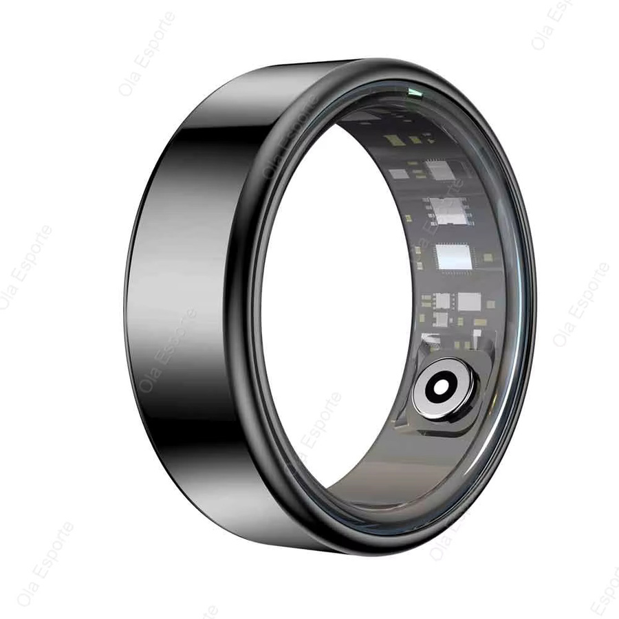 Ola Esporte Smartring in Schwarz mit Blutdruck- und Sauerstoffmessung, GPS-Tracking und 5ATM Wasserdichtigkeit für Damen und Herren - Bild 5
