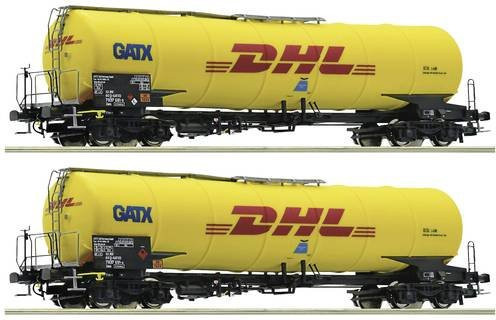 Roco 2er-Set Kesselwagen GATX H0 Modellbau - Bild 1