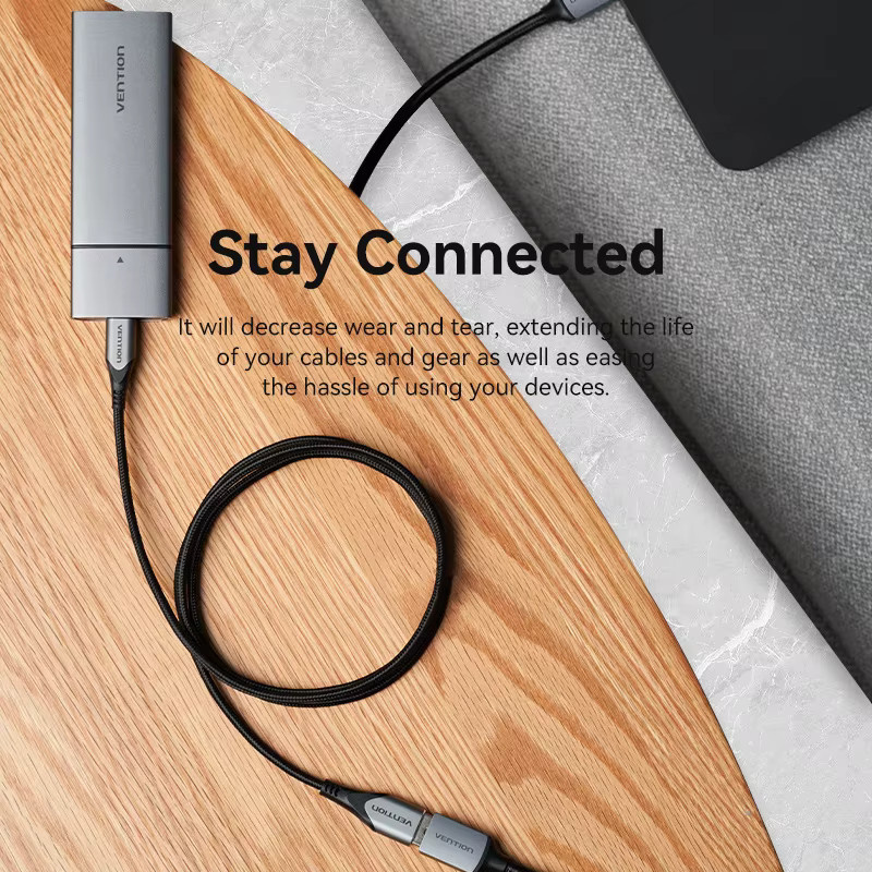 Vention USB 3.0 Verlängerungskabel Stecker auf Buchse Schwarz - Bild 5