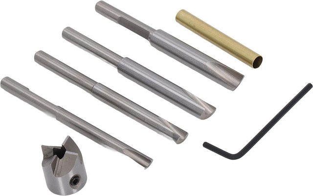 Koogeelife 13-teiliges Stifthülsen-Trimm-System aus Kohlenstoffstahl in Silber - Bild 1