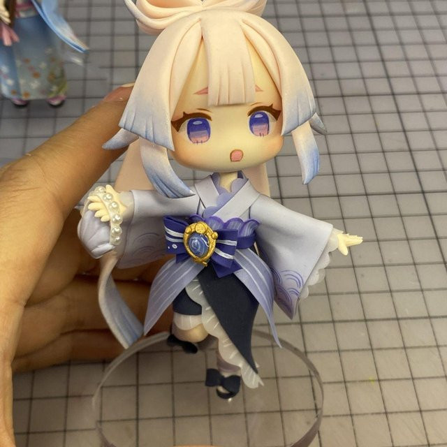 Genshin Impact Kamisato Ayaka Sangonomiya Kokomi Statue, Anime Spiel Figur, ab 14 Jahren - Bild 1