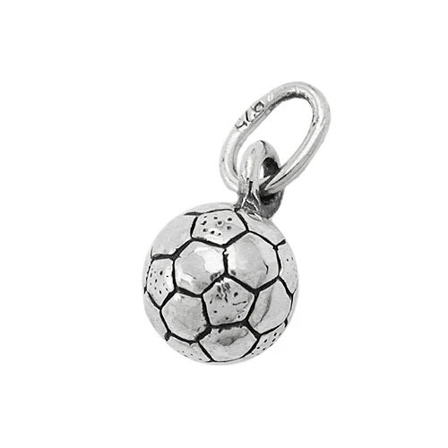 SIGO Anhänger Fußball mit Öse, 925 Silber, Unisex - Bild 1