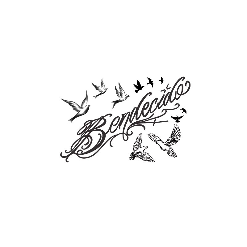 JKCODE TATTOO Temporärtattoo, Unisex - Bild 7