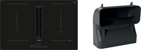 Bosch Autark-Induktionsfeld mit Dunstabzug PVQ811GA6 in Schwarz, rahmenlos, bestehend aus PVQ811F15E und HEZ9VDSB4 - Bild 1