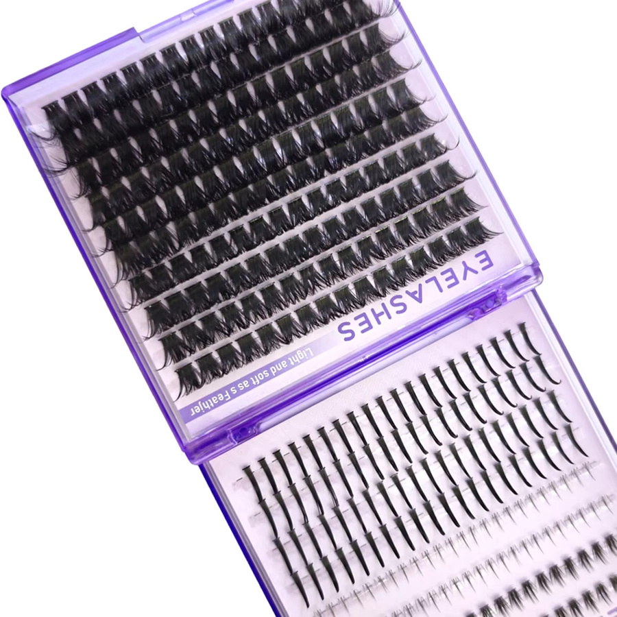AMSDCN Wimperncluster-Set, Black, Unisex - Bild 5