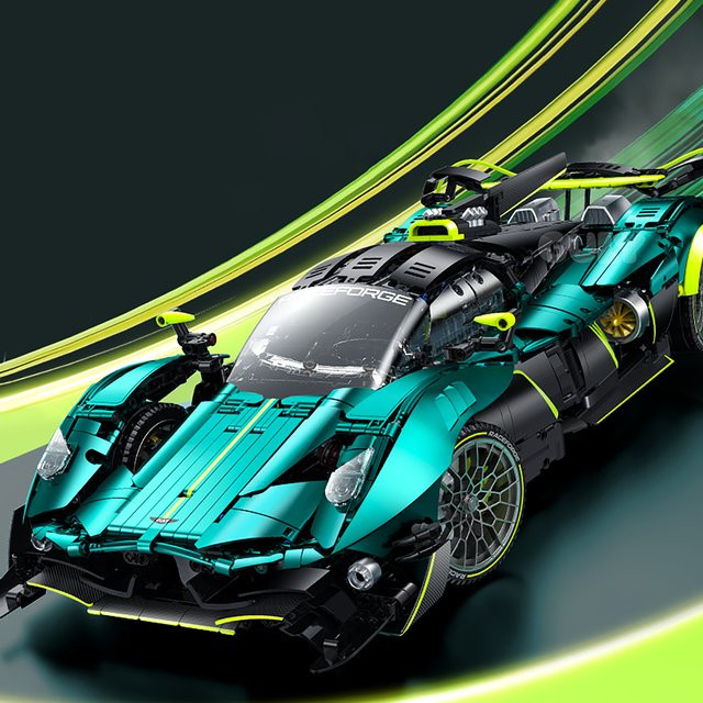 GULY Technischer Valkyrie Supersportwagen, Baukasten, 1:8, 3.328 Teile, ab 14 Jahren - Bild 1