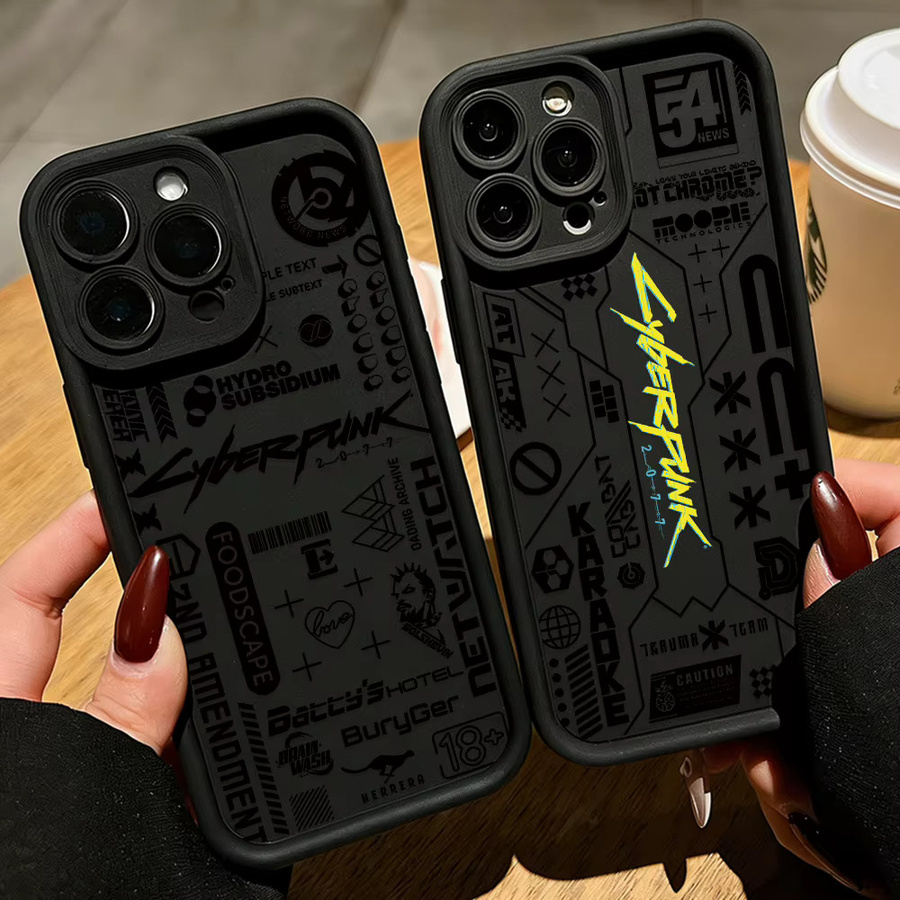 Anime Cyberpunk Handyhülle aus weichem TPU für Samsung Galaxy S26 S25 S24 S23 S22 S21 S20 Note 20 FE Plus Ultra M16 F06 4G 5G - Bild 2