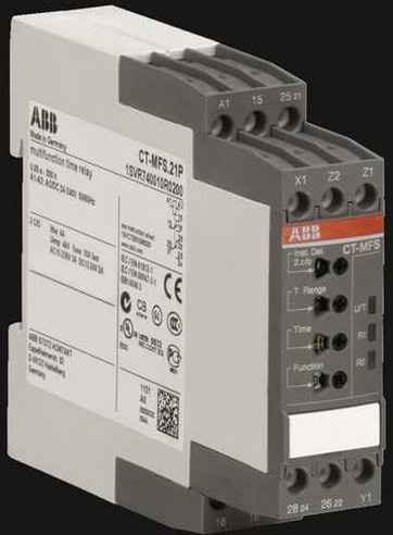 ABB CT-MFS.21P Zeitrelais Multifunktional für DIN-Schiene, Grau - Bild 1