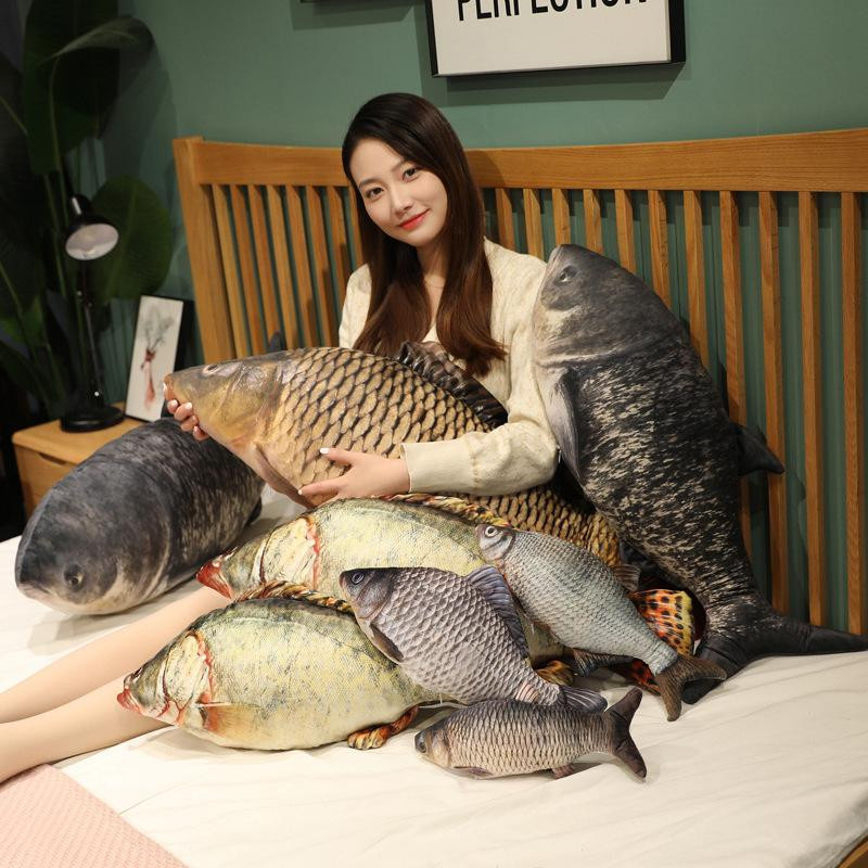 Süßer Mu Cheng Goldfisch Plüschtier Karpfen Plüschkissen 30cm - Bild 3