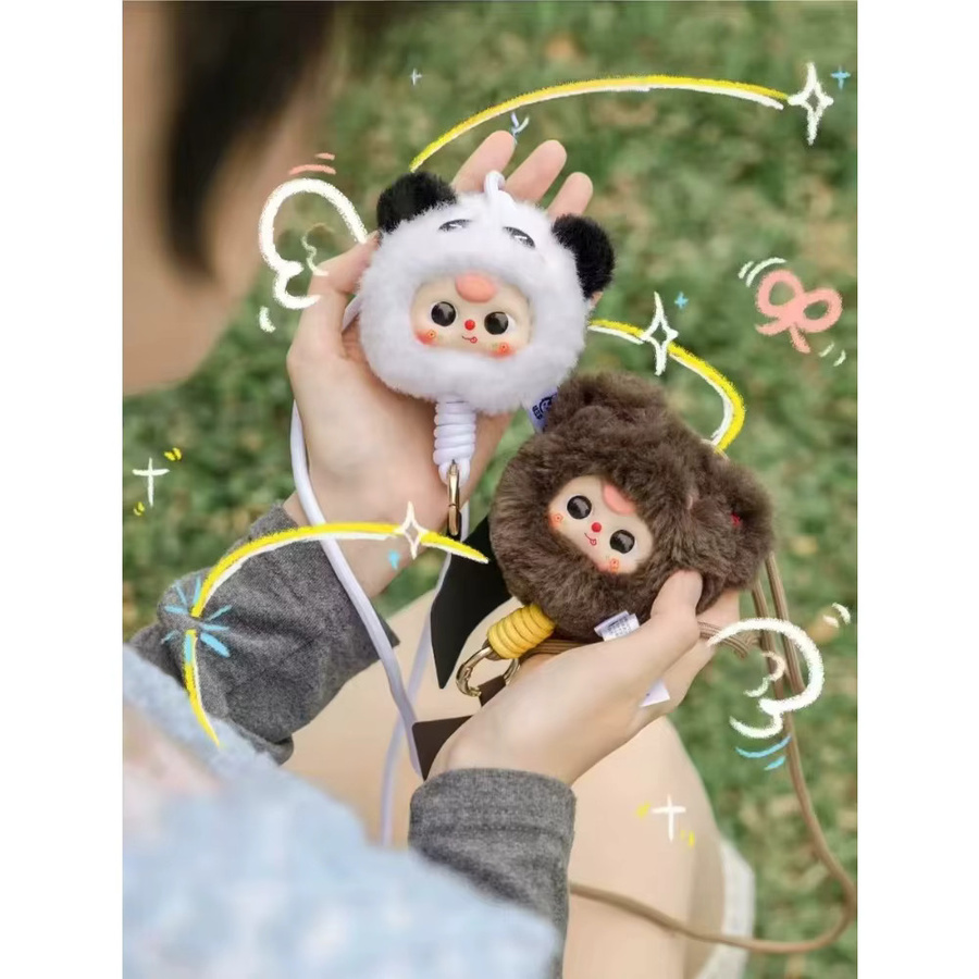 Baby Three Handy-Lanyard, Niedlicher Cartoon-Charakter, Verstellbarer Hals-Schultergurt - Bild 3