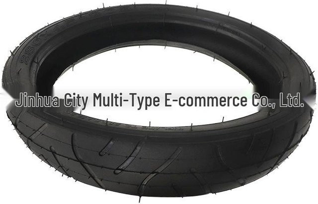 GearUp AutoMoto Reifen und Schlauch Set für Kinder-Dreiräder und Kinderwagen, Farbe: Schwarz, B/T/H: 280 x 45-203 mm mit 280 x 50 mm Schlauch - Bild 1