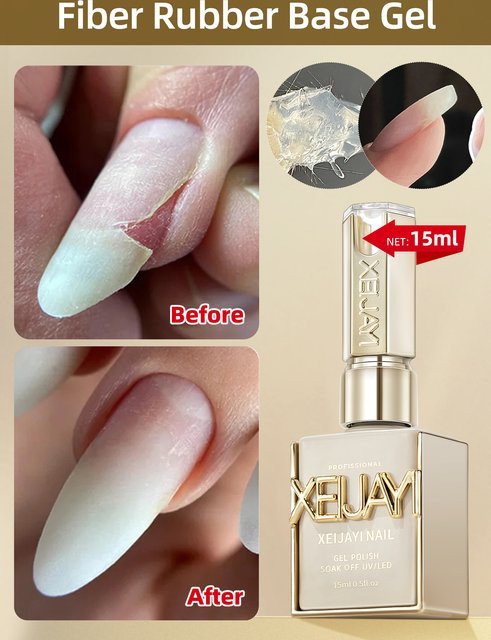 XEIJAYI Nagellack Basis Gel, 15 ml, Glänzend - Bild 1