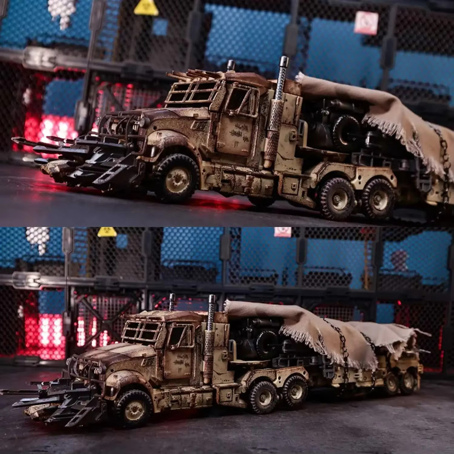 UniqueToys R-05 R05 MG Tank Battle Damaged Desert Youth Version, Actionfigur, Roboter, 33 cm - Bild 5