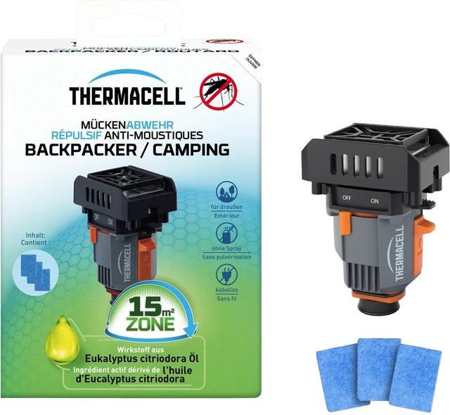 Thermacell Mückenabwehr Backpacker Gerät in Schwarz - Bild 1
