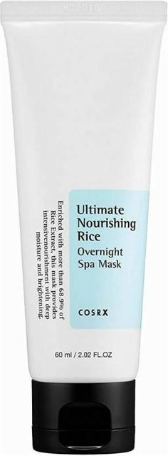 COSRX Ultimate Nourishing Rice Overnight Spa Mask, Gesichtscreme, 60 ml, Niacinamid - Bild 1