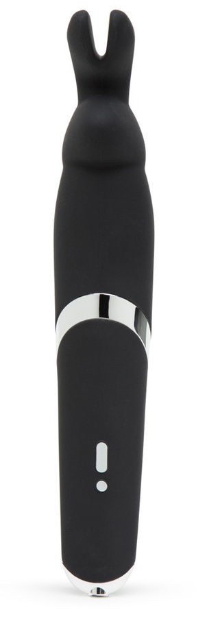 Massagevibrator Wand Vibrator mit stimulierenden Öhrchen von happyrabbit in Schwarz - Bild 2