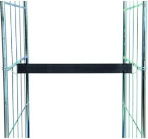 HMH Elastikspannband mit 2 Drahthaken in Schwarz, Breite: 50 mm, Länge: 520 mm - Bild 1