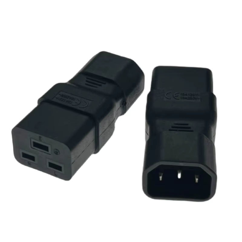 Fengyidz Elektrischer AC-Stecker Konverter für PDU und Server, Schwarz - Bild 3