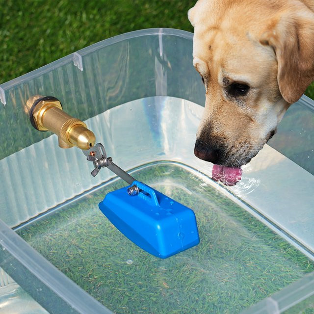 JIECARE Messing Schwimmerventil Kugelhahn für Kalt- und Warmwassertanks DN15 DN20 - Bild 1