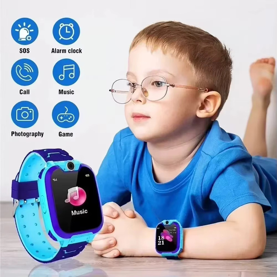 Lenovo 5G Kinder Smartwatch mit GPS-Ortung, SIM-Karte, Anruffunktion, SOS und Kamera, wasserdicht, Farbe: Grün - Bild 3