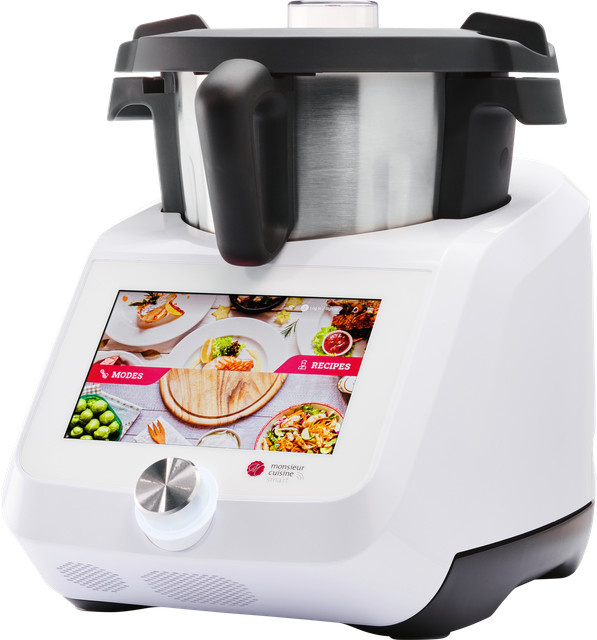 SILVERCREST KITCHEN TOOLS Monsieur Cuisine smart SKMS 1200 A1 Küchenmaschine in Weiß mit App-Steuerung, Sous-Vide-Funktion und WLAN - Bild 1
