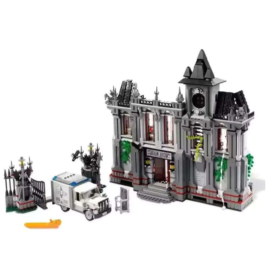 ZGECB Arkham Asylum MOC Baustein-Set, DC, 1619 Teile - Bild 2