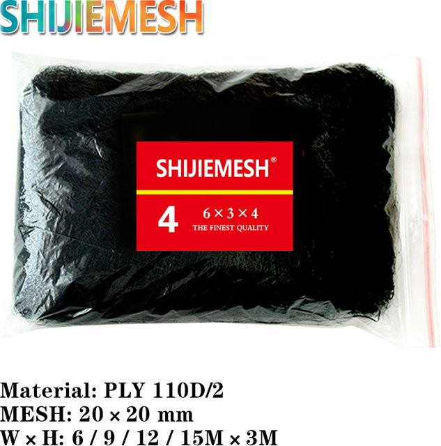 SHIJIEMESH Anti-Vogel-Netz aus Polyester für Landwirtschaft und Garten, Höhe: 300 cm, Maschenweite: 20 mm - Bild 1