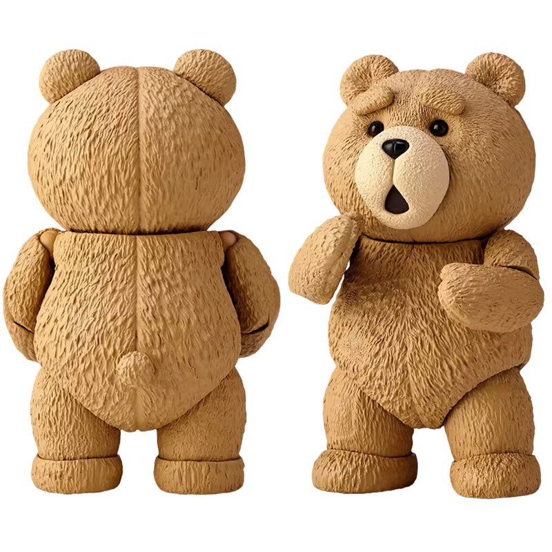 AMAZING YAMAGUCHI Ted 2, Actionfigur, Teddybär, Kunststoff - Bild 3