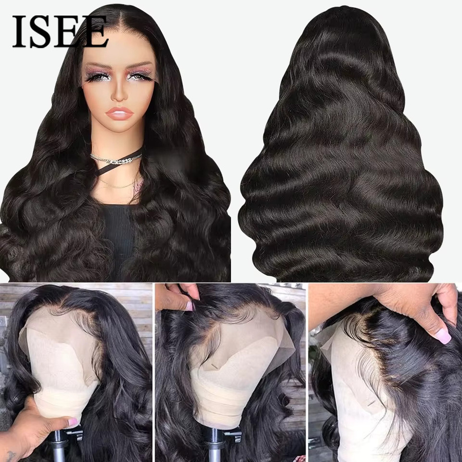 ISEE HAIR Body Wave HD Lace Front Perücke, Damen - Bild 1