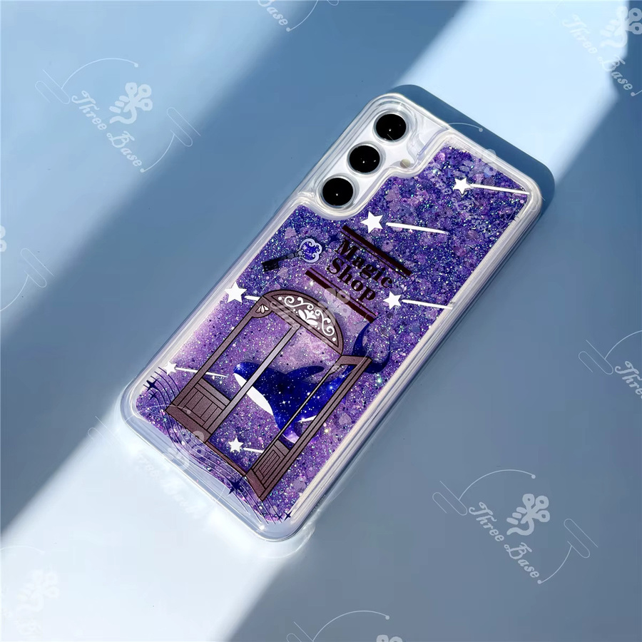 Handyhülle Frühlings-Tagesstimmung mit schwebendem Flüssig-Glitzer für Samsung Galaxy S26 S25 S24 S23 A57 A56 A37 A36 A55 A54 A17 A07 - Bild 5