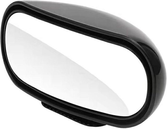On HD-Glas-Auto-Rückspiegel mit 360-Grad-Weitwinkel und einstellbarer Drehung zur Einparkhilfe und Totwinkel-Erkennung in Schwarz - Bild 1