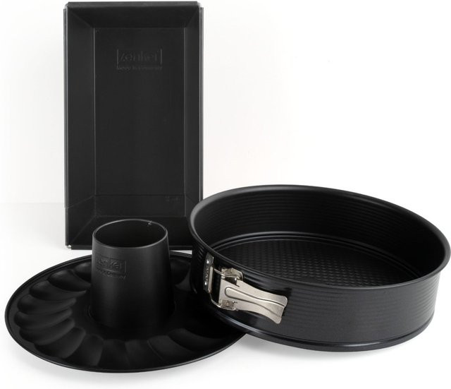 Zenker Backformen-Set Black Metallic Basics, 2-teilig, Springform, Schwarz, Antihaftbeschichtung - Bild 1