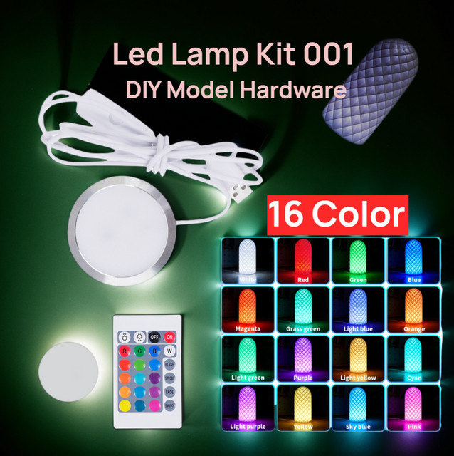 TWO TREES RGB LED-Licht-Kit für Bambu Lab P1P und X1 Serie, Arbeitsplatzbeleuchtung mit USB-Anschluss, Multicolor - Bild 1